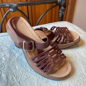 Dansko Brown Strappy Sandals